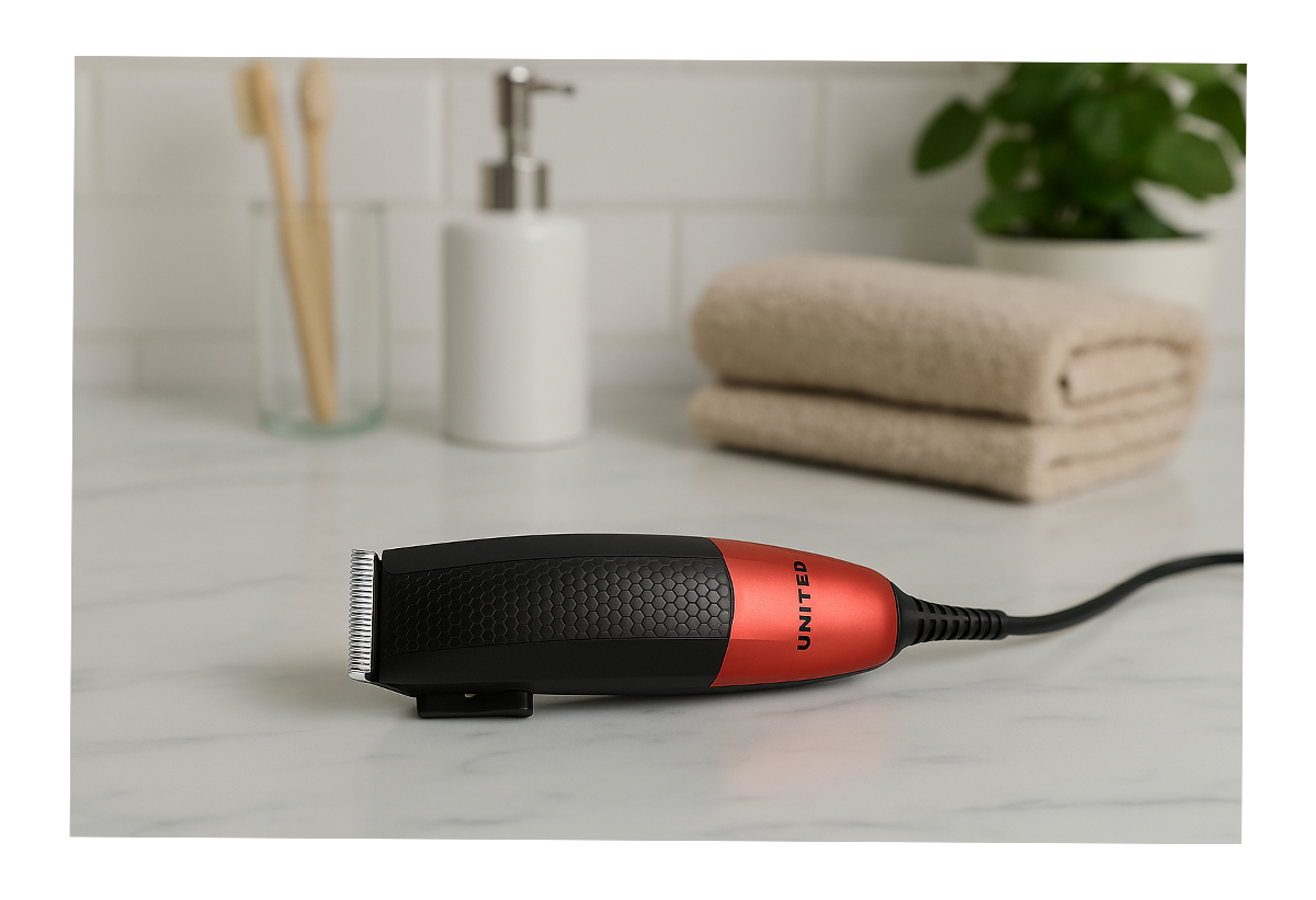 Απεικονίζεται η κουρευτική μηχανή